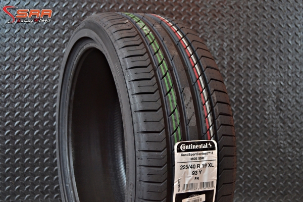 Continental ContiSportContact 5 MOE SSR 225/40R19 ยางรันแฟลท Continental ContiSportContact 5 MOE SSR 225/40R19 ยางรันแฟลท