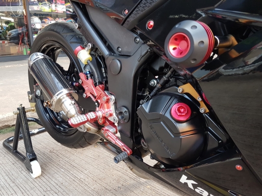 ขาย KAWASAKI NINJA250 ปี2013 โฉม300 ของแต่งล้นๆ หลายรายการ ทะเบียนพร้อมโอน ราคา 73500 บาท ส่งได้ทั่ว