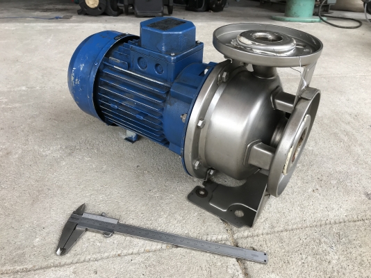 ขายปั้มน้ำหัวสแตนเลส Ebara 2HP. 380V made in Italy สภาพสวยเดิมๆ หมุนนิ่ม พร้อมใช้งาน