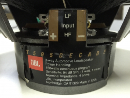 ขายลำโพง JBL 6x9 T595 รุ่น DECADE รองตัว TOP สุด