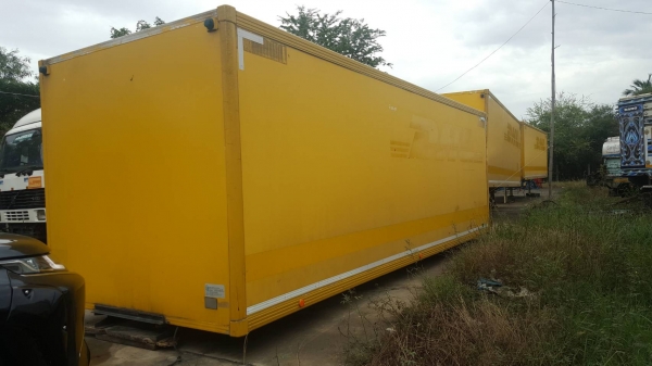 ขายด่วน ตู้เปล่ายาว 7เมตร50 ภายในสวยกรุกันความร้อนอย่างดี สนิมไม่กิน เป็นตู้มาจากญี่ปุ่น เพียงราคา 70000 บาท