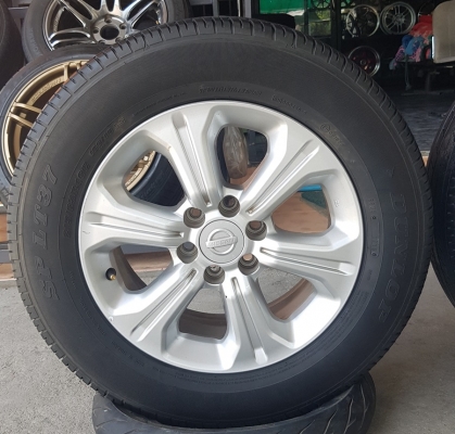 ขายล้อ NAVARA ขอบ16 ยาง215/65/16 ปี 18  4 ล้อ