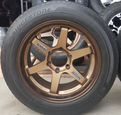 ล้อมือ2 TE37 ขอบ18 6รู139  พร้อมยาง  4 ล้อ