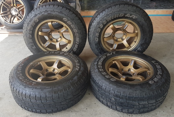 ล้อมือ2 TE37SUV ขอบ17 ยาง265/70/17  4 ล้อ