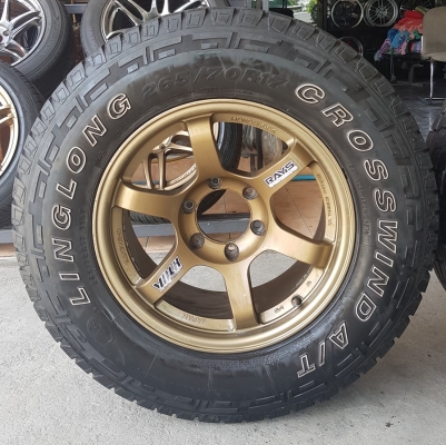 ล้อมือ2 TE37SUV ขอบ17 ยาง265/70/17  4 ล้อ