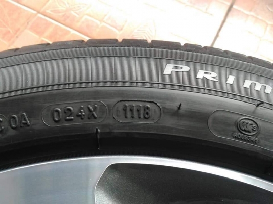 ล้อแม็ก Honda Accord G10 ขอบ 17 พร้อมยาง Michelin Primacy 3st  225 50 17 ปี 2018 ทั้งชุด 18,900.-เทิร์นได้ ใส่ฟรี รับบัตร ส่งทั่วไทย