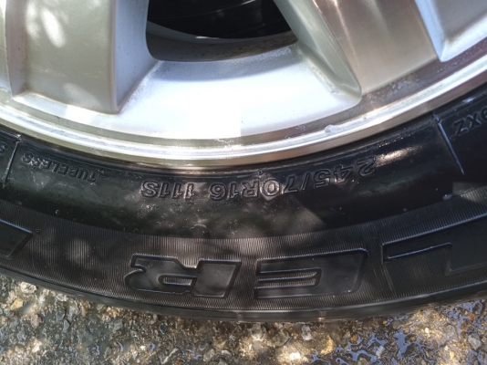 ล้อ+ยางขอบ16 ยางปี13--ราคารวม+ส่งฟรี4300