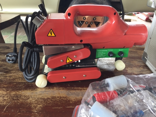 ขายเครื่องเชื่อมแผ่น hdpe PVC ความหนาถึง 1.5 มม