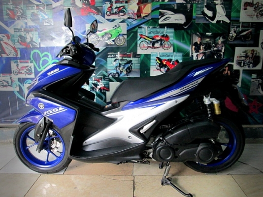 aerox สีนํ้าเงิน ล้อแม็ก สีนํ้าเงิน เครื่องเดิมสีสวยไร้รอย 46900 aerox สีนํ้าเงิน ล้อแม็ก สีนํ้าเงิน เครื่องเดิมสีสวยไร้รอย 46900