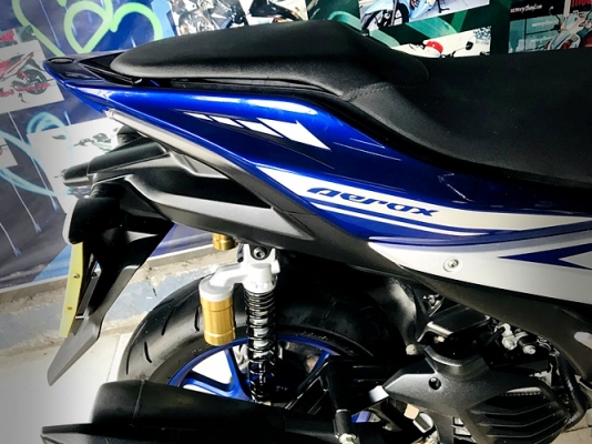 aerox ปี2019 สีนํ้าเงินเทา ปีนี้เลยครับ เครื่องดี สีเดิมสวยๆเลยครับ 52900