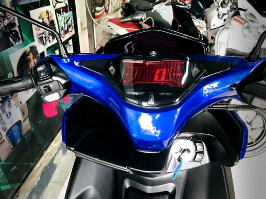 aerox ปี2019 สีนํ้าเงินเทา ปีนี้เลยครับ เครื่องดี สีเดิมสวยๆเลยครับ 52900