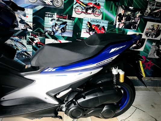 aerox ปี2019 สีนํ้าเงินเทา ปีนี้เลยครับ เครื่องดี สีเดิมสวยๆเลยครับ 52900