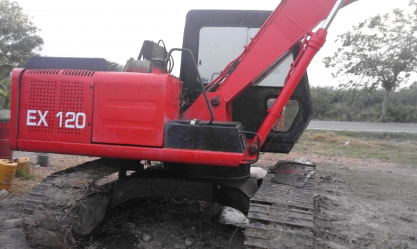 ้HITACHI ex 120-2Ex 120-2 รุ่นนิยม เครื่องซูซุ 4bd1