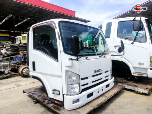 หัวเก๋ง  ISUZU NPR โรโบคอป 150 สีขาวสดใส