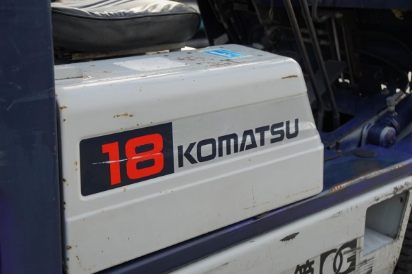 ขายถูกมาก KOMATSU FG18-11 ขนาดยก1.8ตัน เสายกสูง3เมตร เครื่องยนตร์เบนซิล เกียร์ธรรมดา
