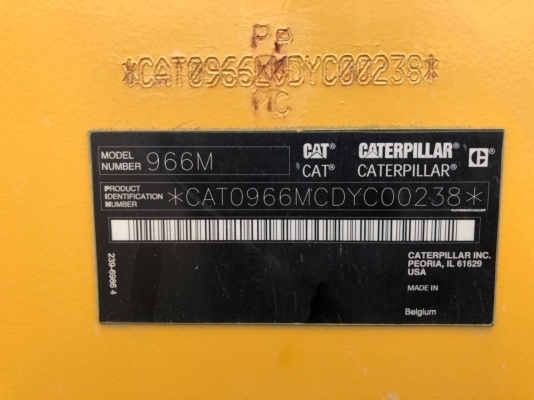 ขายรถตัก CATERPILLAR 966M สภาพพร้อมใช้ สนใจติดต่อ อำพล 090-9694506/ 080-3031241