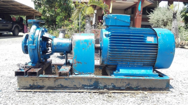 ปั้มน้ำหอยโข่งสเตนเลสแรงดันสูง INGERSOLL PUMP ENGLAND ขนาดท่อ 4&rdquo;- 2&rdquo; H 150 m / Q 91 m3/h