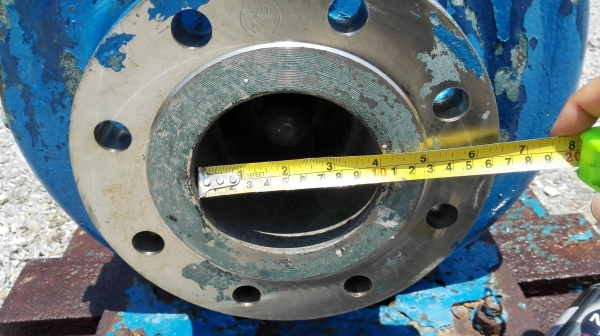 ปั้มน้ำหอยโข่งสเตนเลสแรงดันสูง INGERSOLL PUMP ENGLAND ขนาดท่อ 4&rdquo;- 2&rdquo; H 150 m / Q 91 m3/h