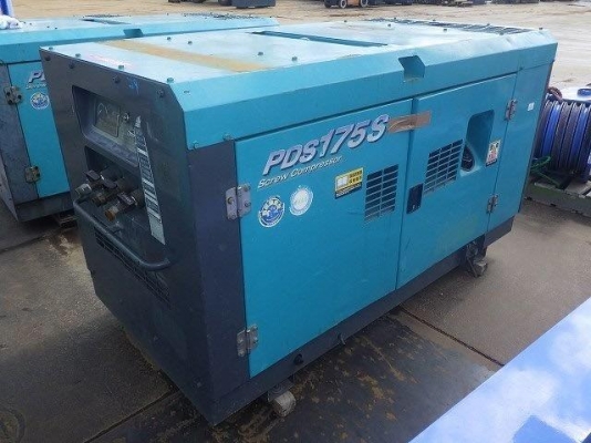AIRMAN PDS175S : 175CFM เครื่องปั๊มลม นำเข้าจากญีุ่่น โทร. 080-6565422 (หนิง)