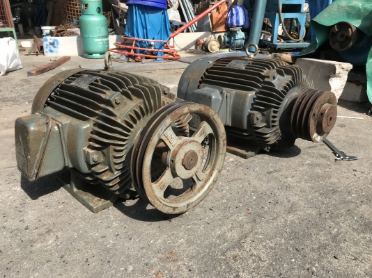 ขายมอเตอร์ไฟฟ้า Carrier 15HP. 380V 1450rpm. สภาพสวยเดิมๆ หมุนนิ่ม พร้อมใช้งาน มี 2ตัวครับ ราคาตัวละ 7,800 บาท