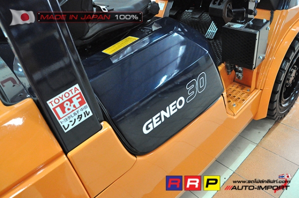 ขายรถโฟล์คลิฟท์มือสอง TOYOTA รุ่น 7FDJ30-12786 นำเข้าจากประเทศญี่ปุ่น 100\% ไม่เคยใช้งานในไทย