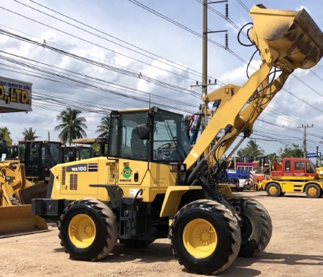 ขายรถตักล้อยาง KOMATSU WA100-5 แขนยาวพิเศษ นำเข้าเองจากญี่ปุ่น สภาพสวยพร้อมใช้ มีVDOการทำงานครับ
