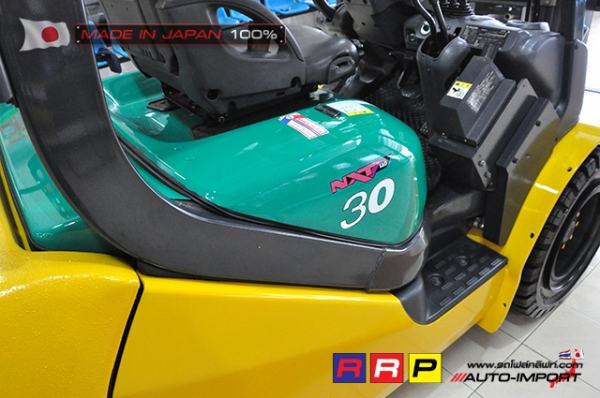 ขายรถโฟล์คลิฟท์มือสอง KOMATSU รุ่น FG30C-16-729204 นำเข้าจากประเทศญี่ปุ่น 100\% ไม่เคยใช้งานในไทย