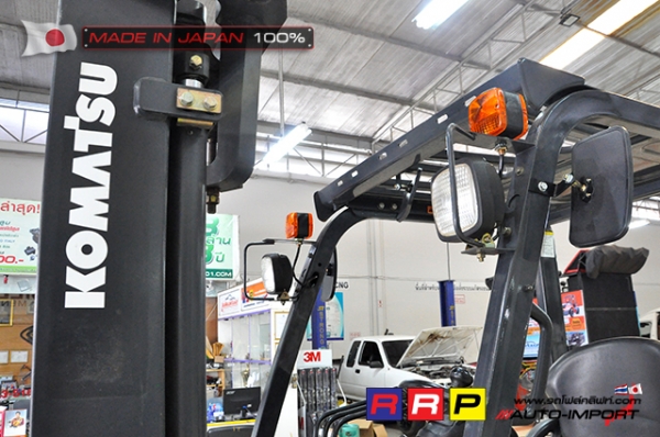 ขายรถโฟล์คลิฟท์มือสอง KOMATSU รุ่น FG30C-16-729204 นำเข้าจากประเทศญี่ปุ่น 100\% ไม่เคยใช้งานในไทย