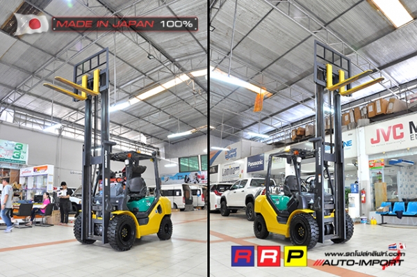 ขายรถโฟล์คลิฟท์มือสอง KOMATSU รุ่น FG30C-16-729204 นำเข้าจากประเทศญี่ปุ่น 100\% ไม่เคยใช้งานในไทย