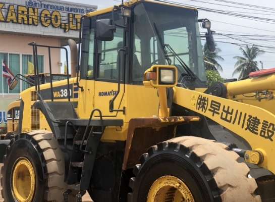 ขายรถตักล้อยาง KOMATSU WA380-6 ปี 2010 รถนอกนำเข้าจากญี่ปุ่น สภาพสวยพร้อมใช้ มีVDOการทำงานครับ