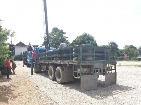 10ล้อHINOเพาเดียว รุ่นยาวพิเศษ  พร้อมเครน5ตัน เครื่องHO7Cโบอินเตอร์ รถสภาพดี แอรเย็น ภาษีไม่ขาดเล่มเอกสารครบ ราคา595000฿ ดูรถปากช่อง T0811336755ภัทร