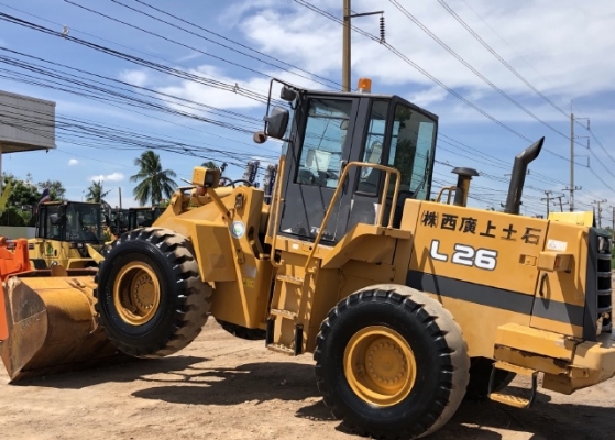 ขายรถตักล้อยาง TCM L26 นำเข้าเองจากญี่ปุ่น สภาพสวยพร้อมใช้ มีVDOการทำงานครับ