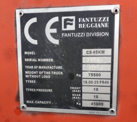 ขายเครน FANTUZZI 45 ตันราคา 5,500,000