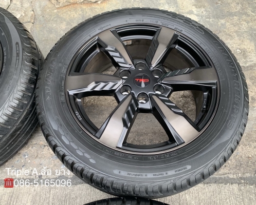 ล้อแม็ก Toyota Fortuner TRD ขอบ 20 พร้อมยาง 265-50-20 Dunlop ปี 18 แม็กสวย ดอกยางเต็มๆ