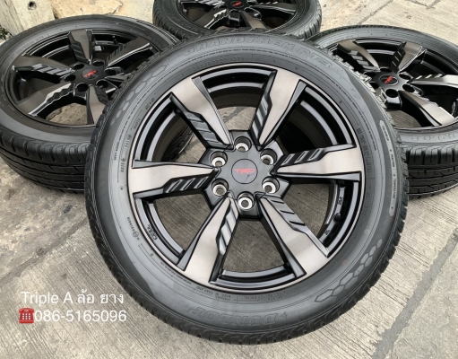 ล้อแม็ก Toyota Fortuner TRD ขอบ 20 พร้อมยาง 265-50-20 Dunlop ปี 18 แม็กสวย ดอกยางเต็มๆ