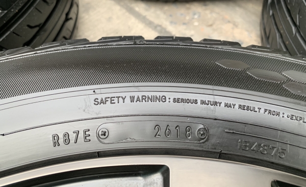 ล้อแม็ก Toyota Fortuner TRD ขอบ 20 พร้อมยาง 265-50-20 Dunlop ปี 18 แม็กสวย ดอกยางเต็มๆ