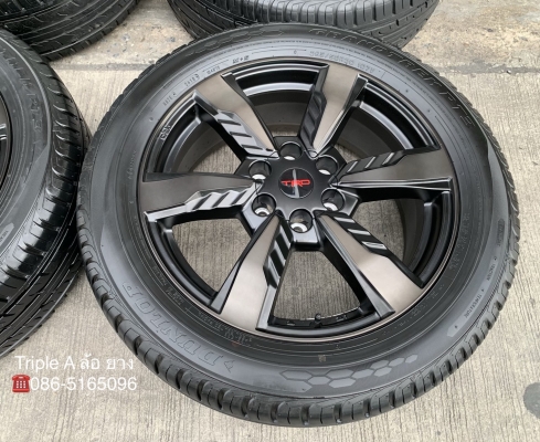 ล้อแม็ก Toyota Fortuner TRD ขอบ 20 พร้อมยาง 265-50-20 Dunlop ปี 18 แม็กสวย ดอกยางเต็มๆ