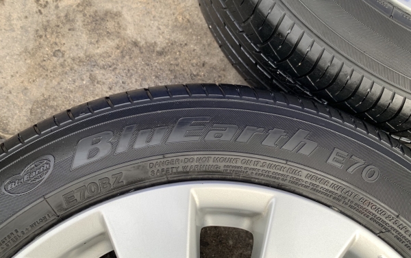 ล้อแม็ก Honda Accord G9 ขอบ 17 พร้อมยาง 215-55-17 Yokohama ปี 15 แม็กสวย ดอกหนาปึก