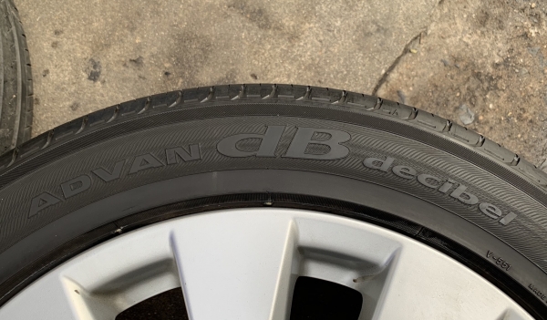 ล้อแม็ก Honda Accord G9 ขอบ 17 พร้อมยาง 215-55-17 Yokohama ปี 15 แม็กสวย ดอกหนาปึก