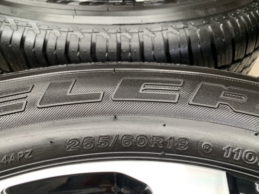 ล้อแม็กป้ายแดง Mitsu All New Pajero Sport ตัวท๊อป ขอบ 18 พร้อมยางป้ายแดง 265-60-18 Bridgestone ปี 19 สวยกริ๊บ