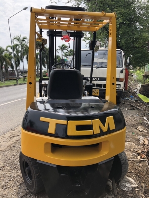 TCMฟอร์คลิฟต์ เสาสูง4เมตร เครื่องIsuzu สีสวย พร้อมใช้งาน