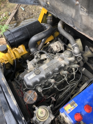 TCMฟอร์คลิฟต์ เสาสูง4เมตร เครื่องIsuzu สีสวย พร้อมใช้งาน