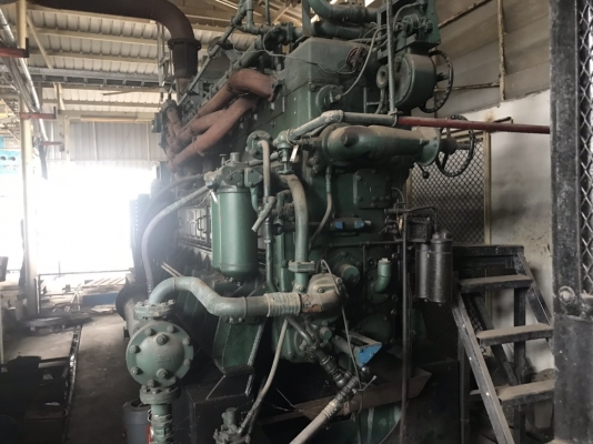 ขายเครื่องปั่นไฟยักษ์ใหญ่ 2575KVA แบรคสโตนใช้ได้น้ำมันเตาและดีเซลเป็นเครื่องแสตนบายไม่ค่อยได้ใช้ราคา 950,000