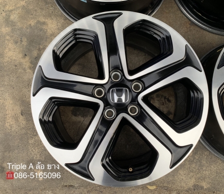 ล้อแม็ก Honda HRV ขอบ 17 สีดำหน้าเงา