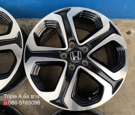 ล้อแม็ก Honda HRV ขอบ 17 สีดำหน้าเงา