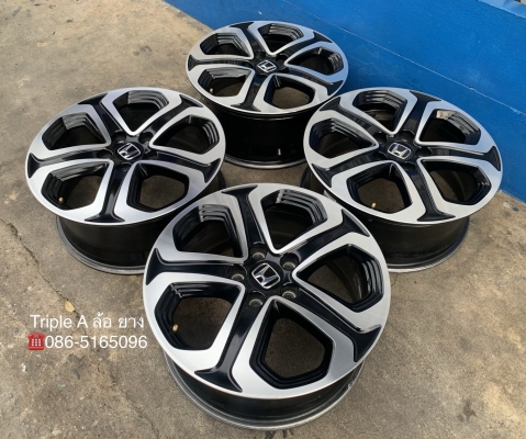 ล้อแม็ก Honda HRV ขอบ 17 สีดำหน้าเงา