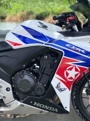 CBR500R abs สีไตร ปี16 ไมล์18,*** ราคา99,000บาท ✅รายละเอียดรถ✅ -สีเดิมทั้งคันสภาพสวยรถคนแก่ใช้ -ไม่เ