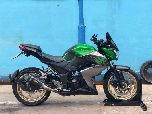 ขาย74,500บาท Z300 abs ปี2016 (ปลายปี)  ????รายละเอียดรถ???? Z300 abs ปี2016 (ปลายปี) ไมล์35,***โลแท้ เพิ่งเซอร์วิสมาเดือนที่แล้ว -สีเดิมทั้งคันไร้ตำหนิสวยมากคันนี้ -รถลงหน้า18 เปลี่ยนโครงใหม่แจ้งลงเล่มแล้ว ศูนย์ตรง -เอกสารครบพร้อมโอน ภาษี62  ????ของแต่ง??