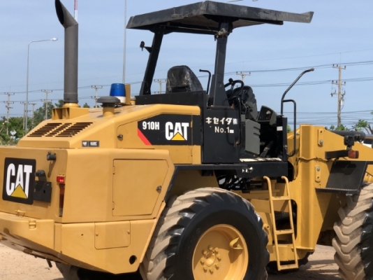 ขายรถตักล้อยาง CAT 910H (เทียบเท่า WA100-6) ปี 2012 แขนยาวพิเศษ นำเข้าเองจากญี่ปุ่น สภาพสวยพร้อมใช้  มีVDOครับ