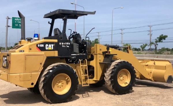 ขายรถตักล้อยาง CAT 910H (เทียบเท่า WA100-6) ปี 2012 แขนยาวพิเศษ นำเข้าเองจากญี่ปุ่น สภาพสวยพร้อมใช้  มีVDOครับ